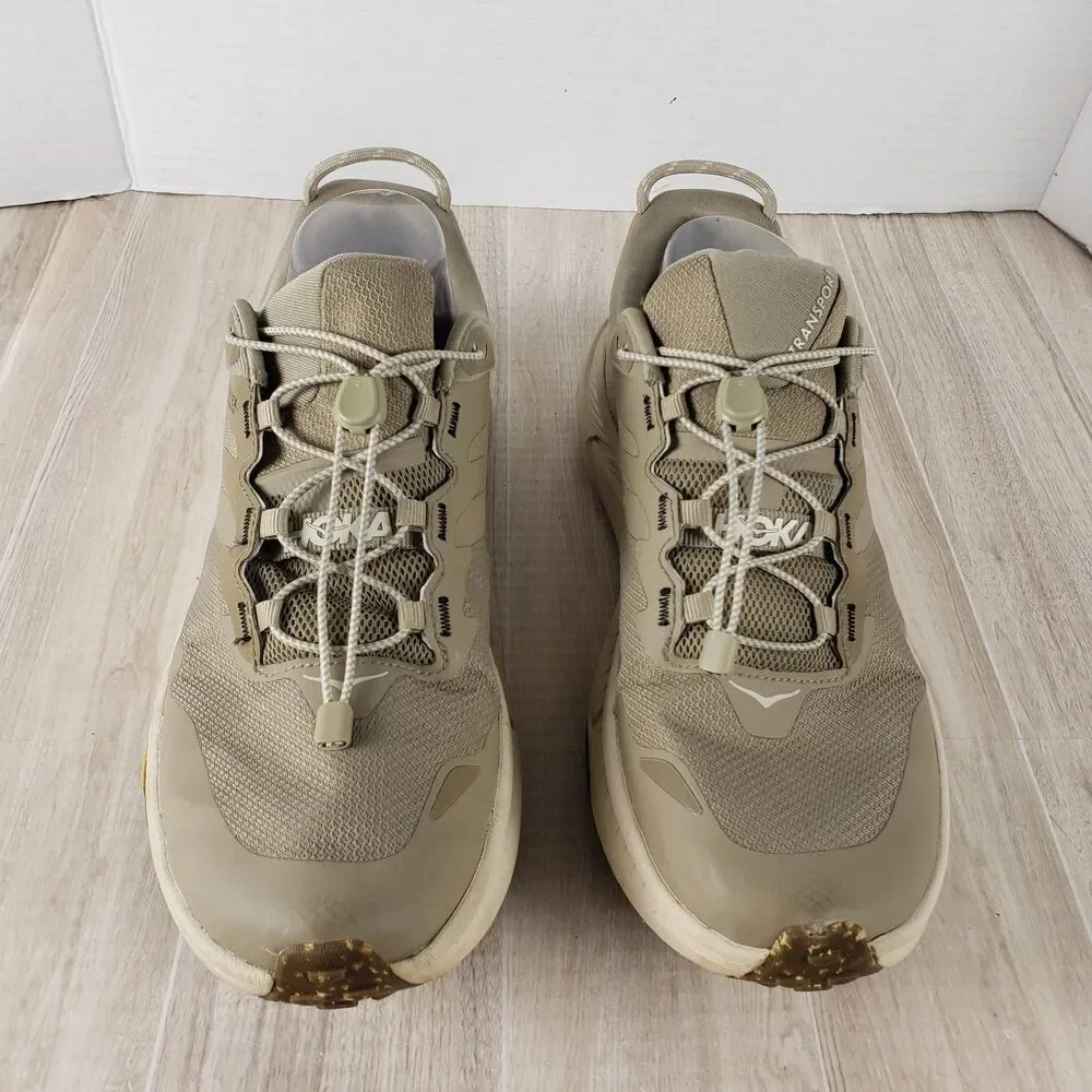 HOKA Transport GTX Women's Size 11B Dune Eggnog Waterproof Sneakers GORE-TEX